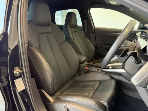 Audi A3 Sportback 30 TFSI S Line Audi Certified Used Car with Black Leather Seats, Matrix LED Headlights, Multi-color Ambient Lighting (Mythos Black Metallic) — photo 7