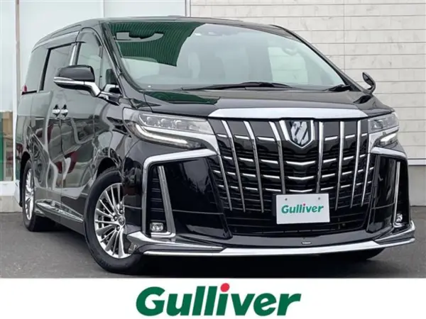 Toyota Alphard Hybrid 2.5 SR C Package E-Four 4WD One Owner Genuine Navigation Full-Seg TV Backup Camera Modellista Aero Dual Power Sliding Doors Power Back Door Leather Seat Sunroof Cold Region Specification Sequential Turn Signals Genuine Alloy Wheels (Black)