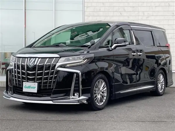 Toyota Alphard Hybrid 2.5 SR C Package E-Four 4WD One Owner Genuine Navigation Full-Seg TV Backup Camera Modellista Aero Dual Power Sliding Doors Power Back Door Leather Seat Sunroof Cold Region Specification Sequential Turn Signals Genuine Alloy Wheels (Black) — photo 8