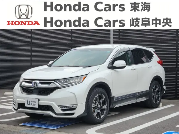 Honda CR-V 2.0 e:HEV EX One-Owner Non-Smoking Car Navigation VRU-215CVi Front/Rear Drive Recorder ETC Honda Genuine Aero (White Pearl)