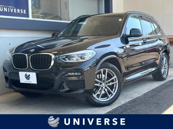 BMW X3 xDrive20d M Sport Diesel Turbo 4WD Select Package Highline Package Adaptive Cruise Control Power Tailgate Seat Heaters LED Headlights Intelligent Safety Comfort Access Genuine Navigation Surround View Camera ETC Non-Smoking Vehicle (Black Sapphire Metallic)