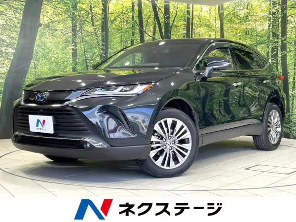 Toyota Harrier 2.5 Hybrid Z Leather Package Non-Smoking Vehicle with Tinted Glass (Precious Black Pearl) — thumbnail 1