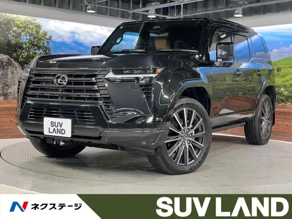 Lexus GX550 Version L 4WD Panorama Roof Mark Levinson Side Steps Genuine 14-inch Navigation 360-Degree Camera Brown & Black Leather Seats Genuine 22-inch AW Triple LED Headlights Digital Mirror Collision Mitigation Radar Cruise 7-Seater Power Seats (Graphite Black Glass Flake)