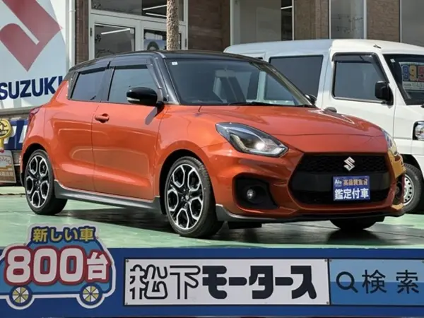 Suzuki Swift Sport 1.4 Suzuki Safety Support Not Installed 6MT Smart Key LED Headlights (Flame Orange PM Black Two-Tone Roof) — thumbnail 1