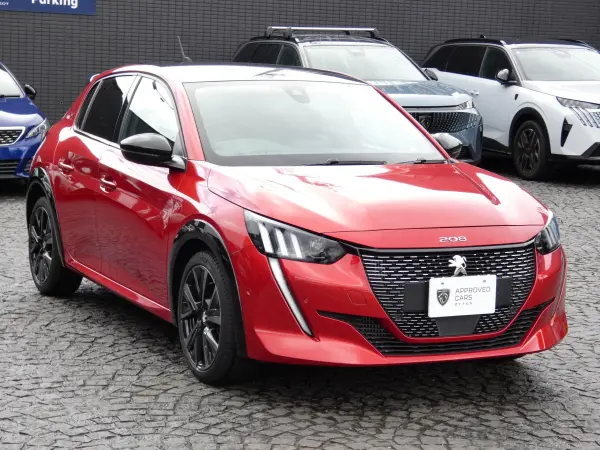 Peugeot 208GT Certified Used Car with Warranty Maintenance, ETC, Dashcam, Backup Camera, Collision Mitigation Braking, Idling Stop, Obstacle Sonar, Lane Keep, Adaptive Cruise Control, LED Lights, Genuine Wheels (Elixir Red) — thumbnail 1