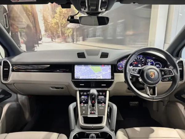Porsche Cayenne 3.0 Tiptronic S 4WD 2021 Model Certified Used Car with Warranty 21-inch Turbo Design Wheels Front Seat Heater Soft-Close Doors Power Steering Plus Stainless Steel Front/Rear Skid Plates 14-Way Power Seats Special Exterior Paint (Cashmere Beige Metallic) — photo 9