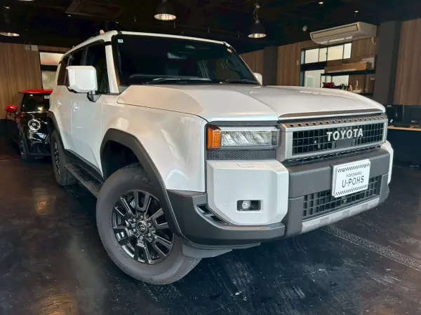 Toyota Land Cruiser 250 2.7 VX 4WD One Owner / Genuine 18-inch AW/TV/Safety Sense/ETC/Moon Roof/Toyota TeamMate/Steering Heater/Blind Spot Monitor/Digital Inner Mirror/Heated Seats/Power Back Door (Platinum White Pearl Mica) — thumbnail 1