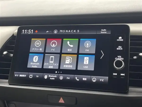 Honda Fit 1.5 Home Non-Smoking Genuine 9-inch Navi 360° Front Heated Seats BSM Rear Exit Support ETC 2.0 Front/Rear Drive Recorder Genuine Floor Mats LED Headlights Honda Sensing Full-Seg TV BT Smart Key (Pearl) — photo 7