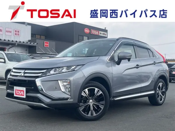 Mitsubishi Eclipse Cross 1.5 G 4WD One Owner 4WD Turbo e-Assist Aftermarket Full-Seg Memory Navi CD/DVD/BT-A Backup Camera LED Headlights Front Seat Heaters Radar Cruise Control ETC Smart Key Head-Up Display (Gray Silver)