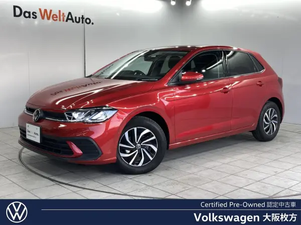 Volkswagen Polo TSI Active Certified Used Car ACC Park Assist Clearance Sonar LED Headlights Digital Meter Smart Key Genuine Navigation Backup Camera Lane Assist ETC (Kings Red Metallic)