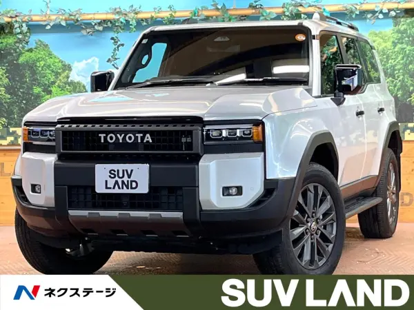 Toyota Land Cruiser 250 2.8 ZX Diesel Turbo 4WD Non-Smoking Sunroof Genuine 12.3-inch Navigation JBL Surround Camera Radar Cruise Digital Mirror Steering Heater Brown Leather Ventilation LED Head & Fog Genuine 18-inch AW Power Back Door (Platinum White Pearl Mica) — thumbnail 1