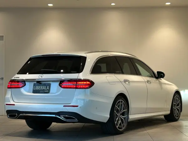 Mercedes-Benz E-Class Wagon E200 Sport (BSG Model) AMG Line Interior Package Exclusive Package Burmester Sound Head-Up Display Blind Spot Monitor CarPlay Wireless Device Charger Genuine Navigation Full-Seg TV Push Start (Diamond White) — photo 9