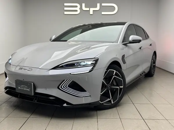 BYD Seal AWD - Our Showroom Demo Car - Certified Used - Genuine Navigation - Alloy Wheels - Rear Camera - Genuine Leather Seats - Blind Spot Monitor - Around View Monitor (Shark Gray) — thumbnail 1