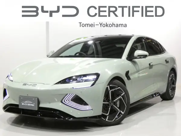 BYD Seal AWD LFP 82kW Battery ACC Nappa Leather Seats V2H Rotating 15.6-inch Display Head-up Display Seat Heaters Ventilation (Pale Green) — thumbnail 1