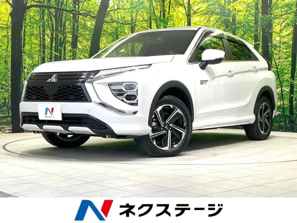 Mitsubishi Eclipse Cross PHEV 2.4 P 4WD Non-Smoking Car 4WD Genuine 8-inch Navigation Surround Camera Seat Heater BSM Collision Damage Mitigation System Radar Cruise ETC LED Headlamps (White Diamond) — thumbnail 1