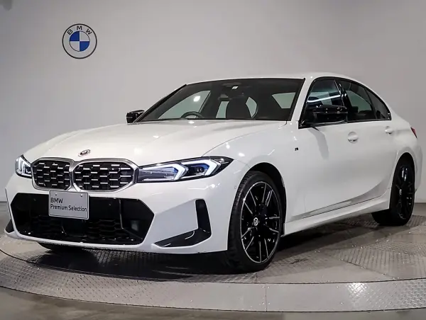 BMW 3 Series M340i xDrive 4WD One Owner Black Leather Seat Harman Kardon Speakers Surround View Camera Seat Heater Full Seg TV Curved Display Head Up Display Ambient Light 19-inch AW Wheel (Alpine White)