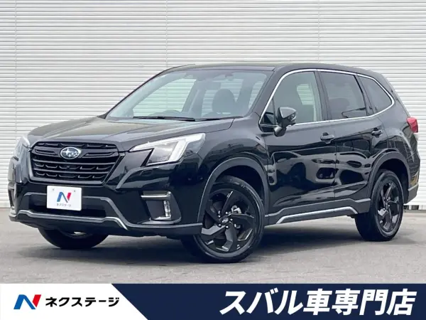 Subaru Forester 1.8 Sport 4WD Late Model Safety Plus Genuine 8-inch Built-in Navigation Digital Inner Mirror Front Side Rear Camera Drive Recorder ETC Steering All Seat Heater Memory Power Seat (Crystal Black Silica)