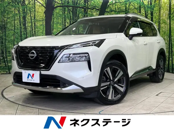 Nissan X-Trail 1.5 G e-4ORCE 4WD Sunroof Genuine 12.3-inch Navigation Around View Monitor Collision Mitigation ProPILOT Power Rear Gate Seat Heater Power Seat Digital Inner Mirror LED Headlights Genuine 19-inch AW (Brilliant White Pearl (3P))