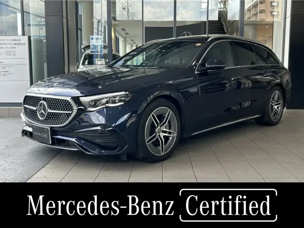 Mercedes-Benz E-Class Wagon E220 d Avantgarde AMG Line Package (ISG equipped model) Diesel Turbo MP202401 AMG Line Package Digital Interior Package Leather Exclusive Package Advanced Package MBUX Hyperscreen Panoramic Sliding Roof Mercedes Care Warranty Included (Nautic Blue)