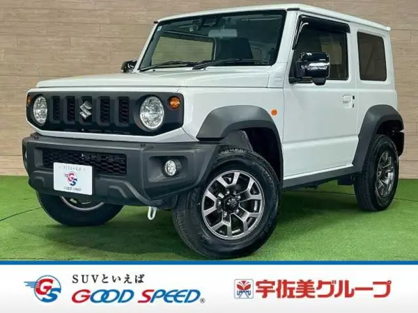 Suzuki Jimny Sierra 1.5 JC 4WD Navi/TV/Seat Heater/Cruise Control/LED Headlights/Front Fog/Steering Switch/Bluetooth Connection/Idling Stop/Headlight Washer/15-inch Alloy (Pure White Pearl) — thumbnail 1