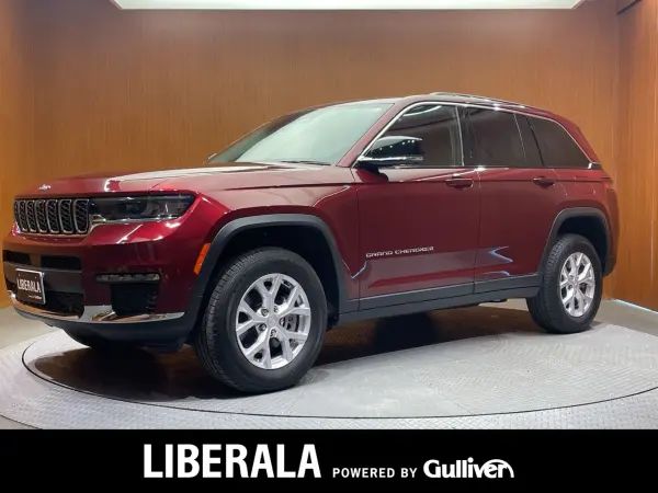 Jeep Grand Cherokee Limited 4WD Panorama SR Rear Entertainment Genuine Navigation 360° Camera ACC HUD Black Leather Seat Heater Ventilator Power Seat ALPINE Speakers LED Headlights Auto Light Power Rear Gate ETC DVD Deck (Velvet Red Pearl Coat)