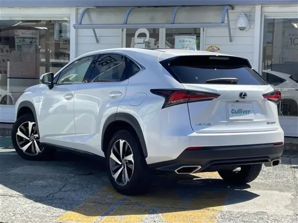 Lexus NX300 I Package One Owner Genuine Memory Navigation Full-Seg TV Panoramic View Monitor Panoramic Roof White Leather Seat Seat Heater Power Seat Power Back Door Lexus Safety System BSM Steering Heater (Pearl White) — photo 7