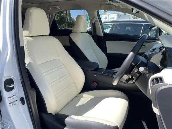 Lexus NX300 I Package One Owner Genuine Memory Navigation Full-Seg TV Panoramic View Monitor Panoramic Roof White Leather Seat Seat Heater Power Seat Power Back Door Lexus Safety System BSM Steering Heater (Pearl White) — photo 8