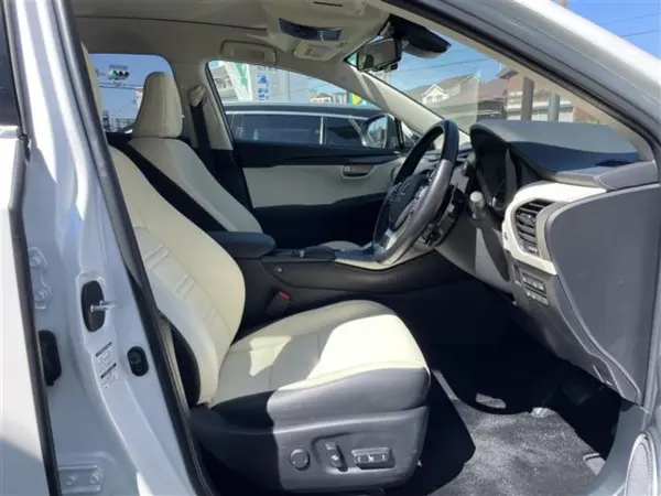 Lexus NX300 I Package One Owner Genuine Memory Navigation Full-Seg TV Panoramic View Monitor Panoramic Roof White Leather Seat Seat Heater Power Seat Power Back Door Lexus Safety System BSM Steering Heater (Pearl White) — photo 9