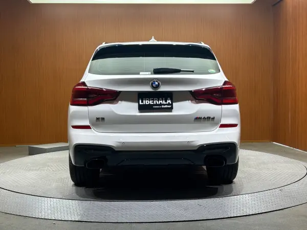 BMW X3 M40d Diesel Turbo 4WD Panoramic Sunroof Brown Leather Seat Harman Kardon 360° Camera ACC Seat Heater Power Seat Power Tailgate Ambient Light LCW LDW Genuine Navigation 360° Camera Parking Assist Mirror Integrated ETC (Alpine White III) — photo 9