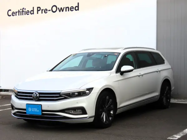 Volkswagen Passat Variant TDI Elegance Advance Diesel Turbo Certified Used Car with Warranty (White) — thumbnail 1