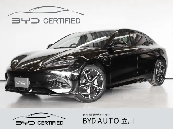 BYD Seal AWD BYD Certified Used Car Registered Unused Range 575km Panoramic Glass Roof Nappa Leather DYNAUDIO 360° View Camera Wireless Phone Charging Seat Heater Steering Heater Ventilation Function (Cosmos Black) — thumbnail 1