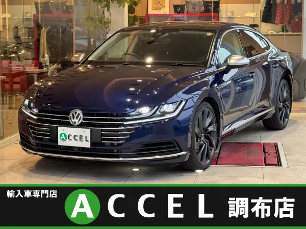 Volkswagen Arteon TSI 4Motion Elegance 4WD Luxury PKG ACC OEM Navigation Drive Recorder Backup Camera Carplay Leather Seats Digital Meter Cluster Head-up Display Power Back Door LED Headlights OEM 20-inch Alloy (Atlantic Blue Metallic)