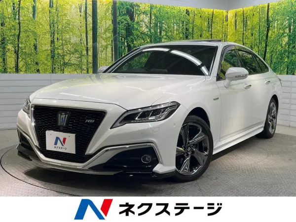 Toyota Crown Hybrid 2.5 RS Advance Four 4WD TRD Aero Leather Seat Package Safety Package Plus Moon Roof AC100V Safety Sense Dual Zone Auto AC 8-inch SD Navigation (White Pearl Crystal Shine) — thumbnail 1