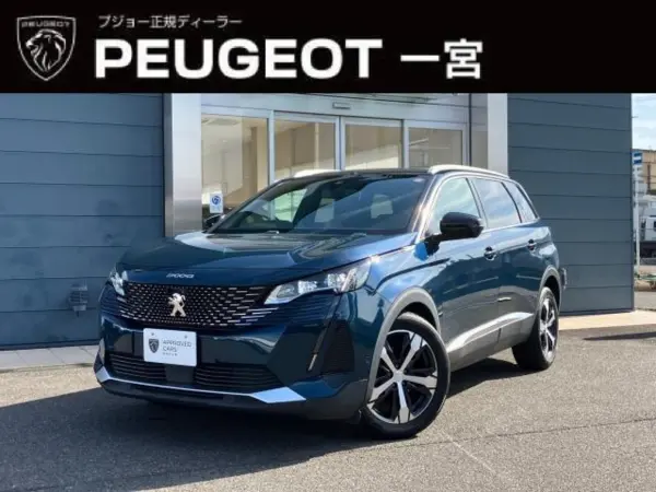 Peugeot 5008 GT BlueHDi Diesel Turbo Certified Used Car Warranty/No Accident History/Non-Smoking Vehicle/ETC/Original 18-inch Alloy Wheels/Power Tailgate/ACC/Panoramic Sunroof (Blue Metallic)