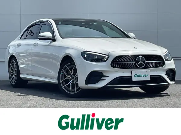 Mercedes-Benz E-Class E200 4Matic Sport (BSG Model) 4WD Glass Roof Burmester Premium Sound Navigation 360 Camera Front/Rear Dashcam Heated Seats Black Leather Memory Seats AMG 19" Wheels HUD Blind Spot Spare Key Non-Smoker (Polar White)