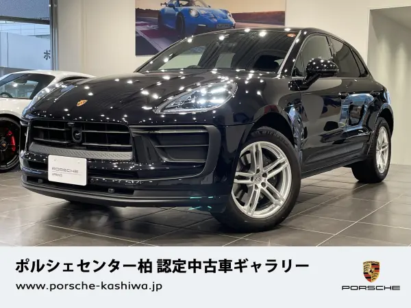 Porsche Macan PDK 4WD Certified Used Car / Power Steering+ / Driver Memory PKG / Brushed Aluminum Interior PKG / Privacy Glass / Lane Keeping Assist (Jet Black Metallic) — thumbnail 1