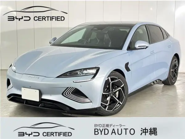 BYD Seal RWD / 15.6-inch Touch Screen / Panoramic Glass Roof / Leather Seats / Genuine ETC & Drive Recorder / Certified Used Car (Arctic Blue) — thumbnail 1
