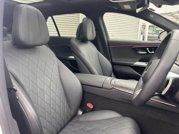 Mercedes-Benz E-Class Wagon E200 Avantgarde AMG Line Package (ISG equipped model) MP202401 Digital Interior Package Former Demo Car Leather Exclusive Package Advanced Package Panoramic Sliding Roof Burmester 4D Sound Head-Up Display New Car Warranty Transfer (Opalite White M) — photo 7