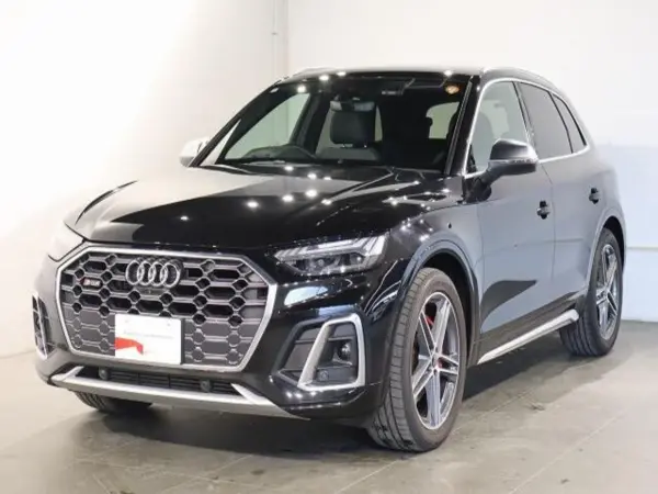Audi SQ5 3.0 4WD Certified Used Car Colored Brake Caliper Red TV Tuner Adaptive S Sport Suspension Panoramic Sunroof Fine Nappa Leather Diamond Stitch Steering Heater (Black) — thumbnail 1