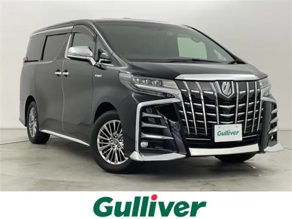 Toyota Alphard Hybrid 2.5 Executive Lounge S E-Four 4WD Moonroof Manufacturer Navigation Genuine Flip-Down Monitor JBL Sound Around-View Monitor Nappa Leather Power Seat Seat Ventilation Triple-LED Sequential Turn Signal Digital Inner Mirror (Black)