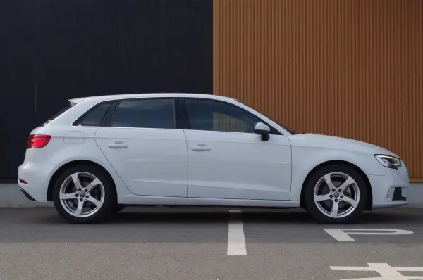 Audi A3 Sportback 30 TFSI Sport Signature Edition Special Edition Navigation Plus PKG Assistance PKG Virtual Cockpit Genuine Navigation Apple CarPlay Backup Camera Black Leather P Seats Seat Heater Drive Recorder ETC LED Lights Genuine 17-inch AW! (Glacier White Metallic) — photo 9