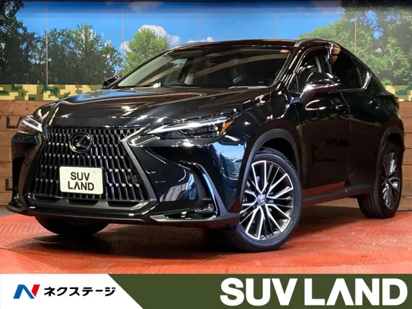 Lexus NX 350h Version L Panoramic Roof Genuine 14-inch Navigation Surround View Camera 100V Power Supply Collision Mitigation System Radar Cruise Power Rear Gate Leather Seat Front Seat Air Conditioner Drive Recorder Corner Sensor Smart Key LED (Graphite Black Glass Flake) — thumbnail 1