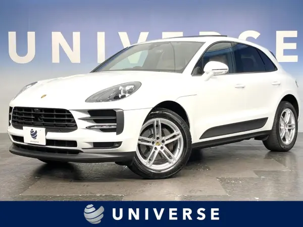 Porsche Macan First Edition (Leather Package) PDK 4WD Panoramic Sunroof Sport Chrono Package Apple CarPlay Genuine Navigation Bluetooth Surround View Camera Power Tailgate Radar Cruise Control Active Suspension (White) — thumbnail 1