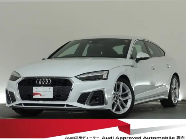 Audi A5 Sportback 35 TDI S line Certified Used Car Comfort Package Surround View Camera Seat Heater (Front/Rear) Steering Heater 3-Zone Automatic Air Conditioner Automatic Tailgate (Glacier White Metallic) — thumbnail 1