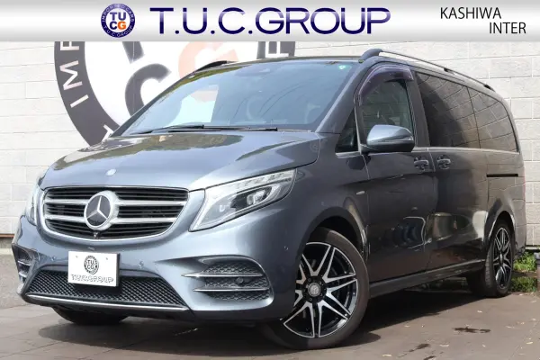 Mercedes-Benz V-Class V220 d Sport Long Diesel Turbo 2-Year Warranty Made-to-Order Flint Grey ALPINE Rear Monitor Radar Safety PKG AMG Design Exterior PSR Black Leather/Seat Heater 8.4-inch Navi TV Burmester 360-degree Camera Power Rear Gate Power Sliding Door AMG 19-inch AW (Flint Grey Metallic)