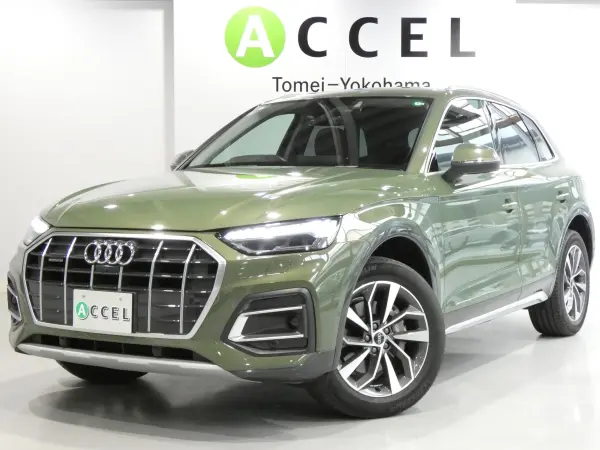 Audi Q5 40 TDI Quattro Advanced Diesel Turbo 4WD ACC Brown Leather Genuine Navigation Surround Camera Touch Panel Navigation CarPlay Genuine 19-inch Alloy Lane & Side Assist Power Tailgate All Seat Heater LED Headlight Advanced Key Dashcam (District Green Metallic)