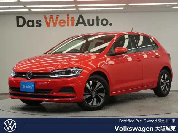 Volkswagen Polo TSI Comfortline Certified Used Car Genuine Navigation Obstacle Sensor Collision Mitigation Brake Head-Up Display Rear Cross-Traffic Alert CarPlay Safety Package LED Headlights Backup Camera (Flash Red) — thumbnail 1