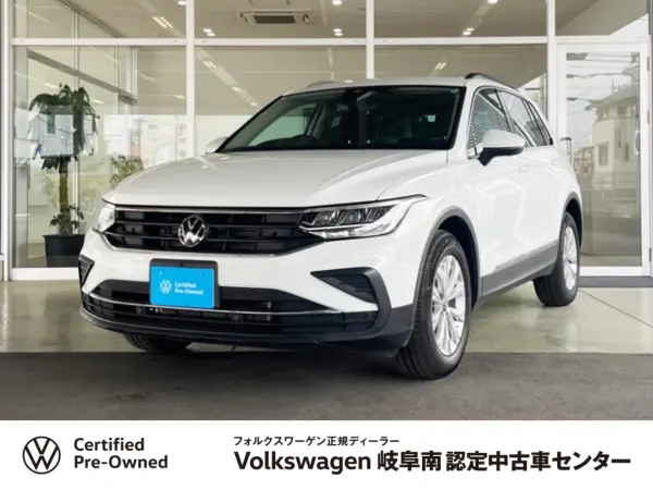 Volkswagen Tiguan TSI Active CPO Certified Used Car Adaptive Control LED Headlamp ETC Blind Spot Detection App-Connect Collision Mitigation Brake Park Distance Control Backup Camera (White)