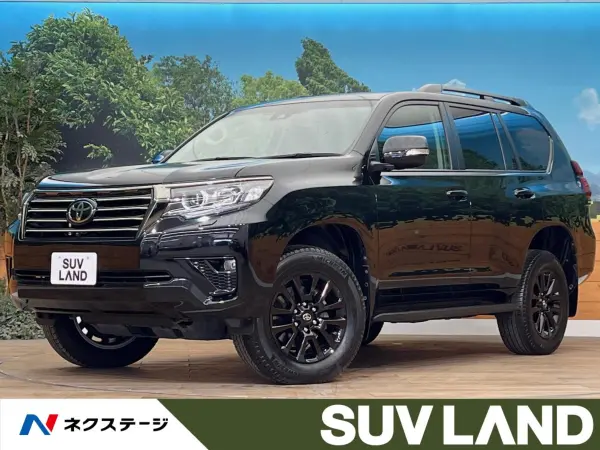 Toyota Land Cruiser Prado 2.8 TX L Package Black Edition Diesel Turbo 4WD Sunroof 9-inch Navigation Flip-down Monitor Digital Inner Mirror Radar Cruise Control Auto High Beam Seat Ventilation LED Headlights (Black) — thumbnail 1
