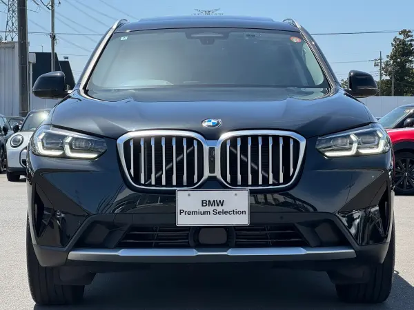 BMW X3 xDrive20d Diesel Turbo 4WD Select Package Black Leather Front Ventilation & Front/Rear Seat Heater Touch Panel Navi Full-Seg TV Surround View Camera Glass Sunroof 20-inch AW Steering Heater ACC Driving Assistant Power Rear Gate ETC 1 Owner Non-Smoker (Black Sapphire Metallic) — thumbnail 1